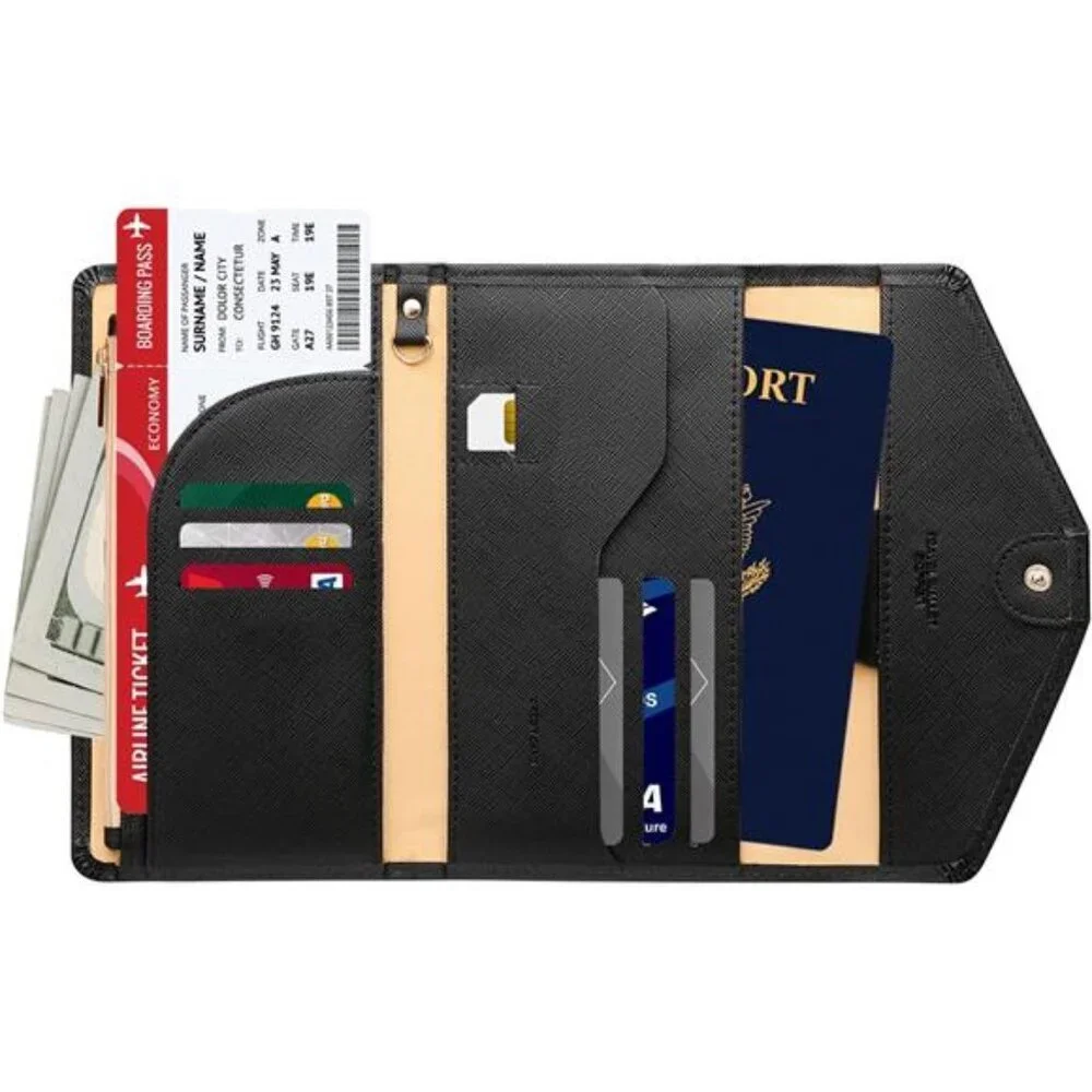 Mulit-purpose Rfid Blocking Passport Holder Travel Wallet (Ver.4) Passport